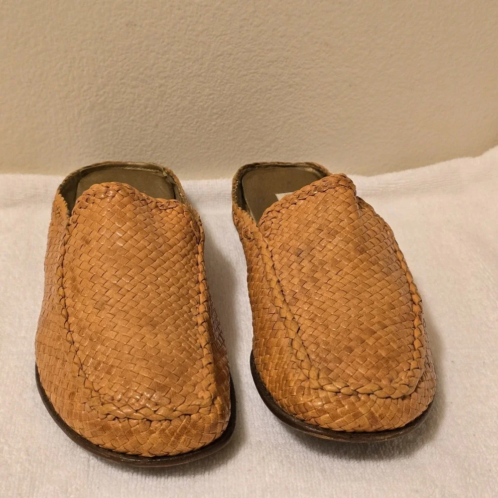 PONS QUINTANA for BERGDORF GOODMAN Womens‎ Leather Mule Slides Sandals 38 / US 8